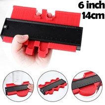 형틀 각도 틈새 게이지 Mintiml Multifunctionele Contour, 14cm 레드
