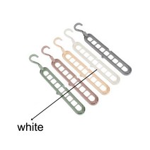 1Pcs 옷 랙 다용도 다기능 360 ° 회전 PP 플라스틱 멀티 포트 건조 옷걸이 지원 옷걸이 가구, 하나, WHITE