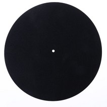 턴테이블 매트 Slipmat Audiophile 12 ''플래터 비닐 레코드 플레이어 Anti-Vibr, [03] 블랙 컬러