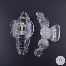 비즈아이 [9-772-02]동글이집게핀 (대) 100mm (투명) [1개]