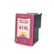 HP61 XL 대용량 재생 잉크 HP1050 HP1510 HP2050 호환 CH563WA CH564WA, 칼라