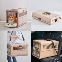 릿첼 접이식 켄넬 강아지 고양이 이동장 M, 이동장 워터노즐