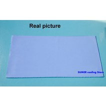 열 전도성 접착제 쿨링팬 컴퓨터팬 케이스쿨러 본드 200mm x 400mm 1.0/2.0/3.0mm 열전도율 3.6W GPU CPU 방열판 냉각 실리콘 패드, [09] thick 6.0mm