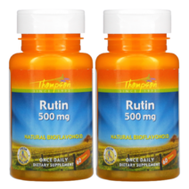 루틴 500mg 60정 2팩 톰슨 Rutin 플라보노이드 글리코시드