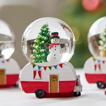 [모던하우스] 크리스마스 스노우맨 캠핑카 워터볼 R45, 단품