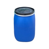 플라스틱 드럼통 50리터 PVC 보관용기 발효 공드럼, 플라스틱 드럼통 50L/중고