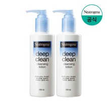 뉴트로지나 딥 클린 클렌징 로션, 200ml, 2개