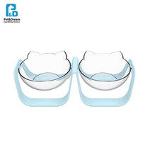 강아지 각도조절 밥그릇 2구 민트 편리한식기세척, 1개