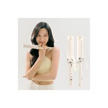 글램웨이브 봉고데기 프리볼트 핑크 36mm + 픽서 100ml, 글램웨이브 봉고데기 프리볼트 아이보리무드 36mm