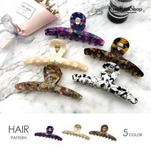 kirakirashop 호피 얼룩 무늬 헤어 집게핀 AHC1362