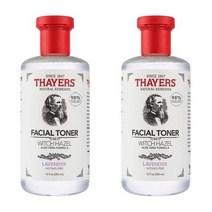 THAYERS 자연주의 알로에추출 수분공급 순한얼굴 진정 토너 무알콜 라벤더 헤이즐 페이셜토너 355ml 2개