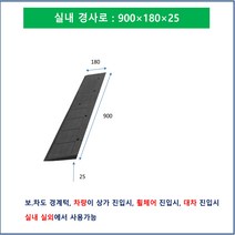 KRS 차량진입판 800 - 350 - 100 (10Cm)상가진입판 장애인경사로