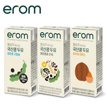 이롬 황성주 국산콩 검은콩 고칼슘 두유, 190ml, 100개