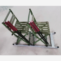 아이스 카 야외 스케이트 자동차 성인 아이스 썰매 더블 어린이 썰매 아이스 엔터테인먼트 녹색 단일 아이스 카, 이중 전면 및 후면 등받이 녹색