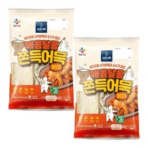 cj 별미 삼호 매콤달콤 쫀득어묵볶이330gX 2개 식사대용 간식 체중조절 김밥 도시락 소풍 술안주, 3set