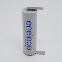 파나소닉 에네루프 1.2V AA 2000mAh 니켈수소 Ni-MH 단자타입 면도기 이발기 바리깡 클리퍼 충전지 브라운 필립스 파나소닉 리필배터리 충전배터리, 1개
