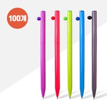 국산롤리팝볼펜 (0.7mm1자루) X 100개, 랜덤