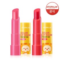 아토팜 어린이 유아 키즈 컬러 립밤 3.3g, 핑크