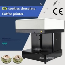식용프린터 케이크데코 라떼아트 식품 프린터 식용 잉크 커피 카푸치노 3d 케이크 셀카, 와이파이 없이