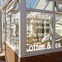 idc097-커피 타이포그래픽, 블랙