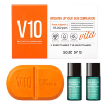 썸바이미 퓨어 비타민 C 브이텐 클렌징 바 106g + 미라클 토너 6ml x 2p 세트, 7세트