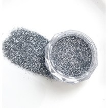 네일 글리터 가루 펄 젤네일, 실버