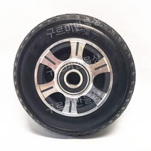 텅잭휠 통고무 바퀴 베어링 타입 코뿔소휠 텅잭 트레일러 부품 용품 락잭휠 8인치 타이어, B, 1개