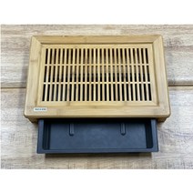 대나무 차판 (소) 보이차 다탁 다도찻상 퇴수기 죽다판 다기