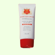 백탁 현상 끈적임 없는 선크림 골프 운동 저자극 썬크림 무기자차, 60ml