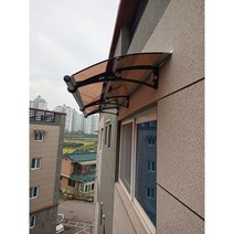 캐노픽스 650x7600 DIY 캐노피 테라스 정문 렉산 처마 비가림 현관 차양 비막이, 그린, 세트앙카, 회색, 1개