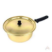 주방 김치찌개 라면 한손냄비 노란냄비 18cm 계량냄비