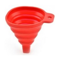 빈플러스 실리콘 깔대기, 레드, 2개