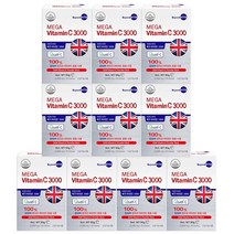 비욘드비타 영국산 메가 비타민C 3000, 30포, 10박스