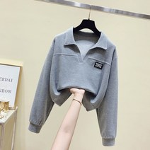 카라넥 마름질 할인점 여성의류 상점 전문점 철회함 키치한 스타일리쉬 맨투맨 4821315383
