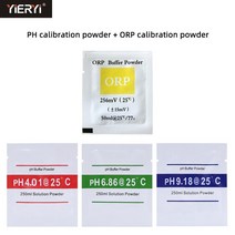 [PH측정기]3/5/15Pcs pH 버퍼 파우더 4.00 6.86 9.18 ORP 캘리브레이션 파우더 256mv 25c 교정 솔루션 파우, 03 ph ORP 1pcs