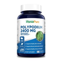 누사퓨어 폴리포디움 류코토모스 200베지캡슐 Nusapure Polypodium Leucotomos Extract (미국배송), 1개