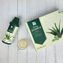 두레생협 유기농 알로에베라 즙 1050mlX4병 알로에 겔 젤 주스 쥬스 원액, 4개