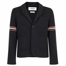 톰브라운 [명품]THOM BROWNE 22년 RWB 암밴딩 텍스처 자카드 울 자켓 MKJ073..