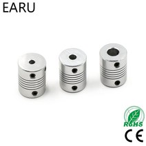 1pcs 5x8mm cnc 모터 턱 샤프트 커플러 5mm 8mm 유연한 커플 링 od 19x25mm 도매 dropshipping 34566.357810mm, 4x6.35