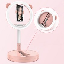 TORIMALL 개인촬영장비 폰거치 링라이트/ 접이식/ 길이조절가능, G2접이식_블랙