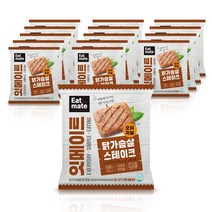 잇메이트 닭가슴살 스테이크 오리지널 100gx15팩(1.5kg), 단품