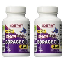 Deva Vegan Vitamins Vegan Borage Oil 비건 보리지 오일 90정 2개