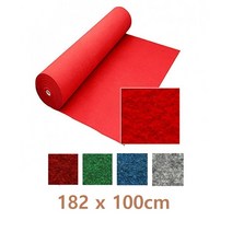 사무실 소리방지 바닥재 부직포 카페트 카펫 깔판 신발털이 매장, 1개, 레드 182cmx100cm