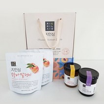 수제 복숭아잼 아로니아잼 복숭아말랭이 3종혼합선물세트, 1개