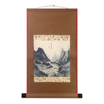 [박씨상방] 겸재 정선 미니족자, 장삽관폭