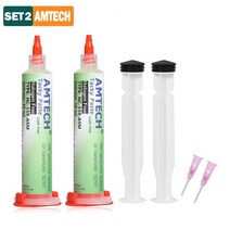 납땜인두기 AMTECH NC-559-AMS 플럭스 솔더 젤 Bga 재 작업 스테이션 페이스트 주석 전자 용접 납땜, 02 2pcs