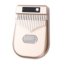칼림바17 주요 전자 Kalimba 블루투스 호환 스피커 USB 엄지 피아노 Sanza 손가락 피아노 Mbira 악기, 03 Gold