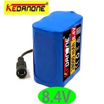8.4V 28000mAh 18650 배터리 팩 자전거 라이트 헤드 램프 용 6x18650 리튬 이온 충전식, Charger X1