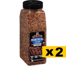 McCormick Grill Mates Montreal Steak Seasoning 맥코믹 그릴메이트 몬트리올 스테이크 시즈닝 29 oz 822g 1팩, 2팩