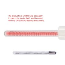 갈바닉 얼굴 고주파 피부 마사지기 초음파 가정용 홈케어 DARSONVAL-고주파 얼굴 버섯 전극 노즐 부착 튜브, 10 N Straight with wire